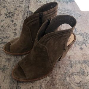 Vince Camuto Koral Booties Open Toe Boots Heels